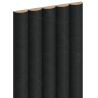 Mexen Strio 02 lamele ścienne ryflowane 280 x 14,5 cm (2szt), nero marquina - S120-280-02-392