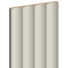 Mexen Strio 01 lamele ścienne ryflowane 280 x 14,5 cm (2szt), cream - S120-280-01-324