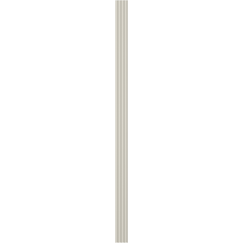 Mexen Strio 01 lamele ścienne ryflowane 280 x 14,5 cm (2szt), cream - S120-280-01-324