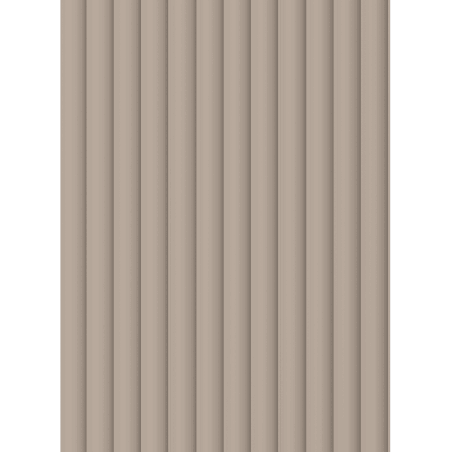 Mexen Strio 01 lamele ścienne ryflowane 280 x 14,5 cm (2szt), taupe - S120-280-01-328
