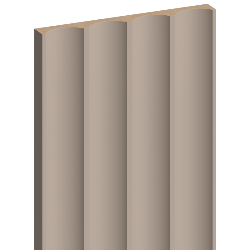 Mexen Strio 01 lamele ścienne ryflowane 280 x 14,5 cm (2szt), taupe - S120-280-01-328