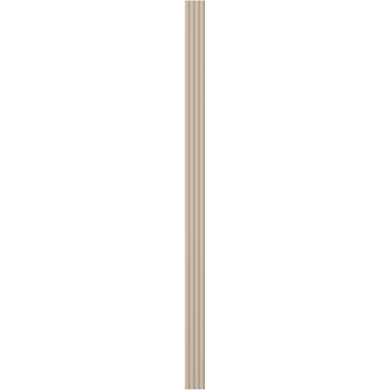 Mexen Strio 01 lamele ścienne ryflowane 280 x 14,5 cm (2szt), latte - S120-280-01-329