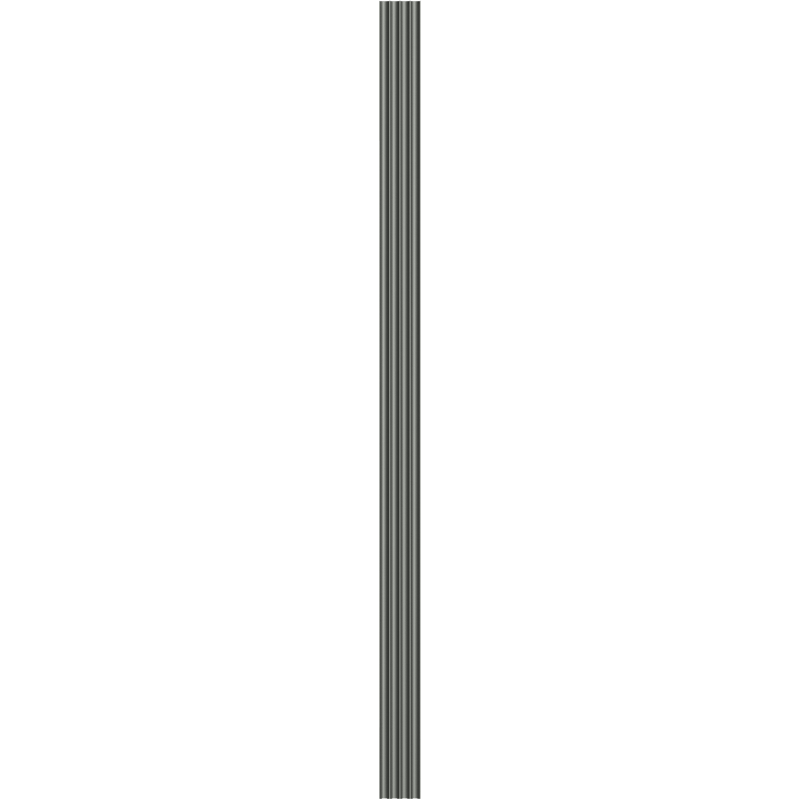 Mexen Strio 01 lamele ścienne ryflowane 280 x 14,5 cm (2szt), metal graphite - S120-280-01-350
