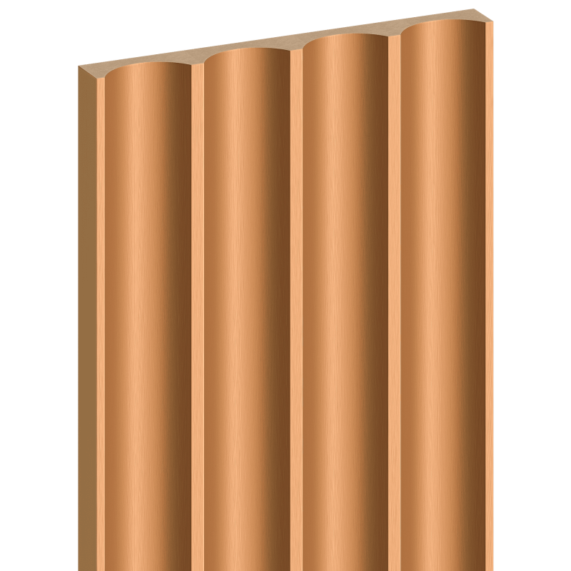 Mexen Strio 01 lamele ścienne ryflowane 280 x 14,5 cm (2szt), metal copper - S120-280-01-354
