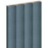 Mexen Strio 01 lamele ścienne ryflowane 280 x 14,5 cm (2szt), len denim - S120-280-01-362