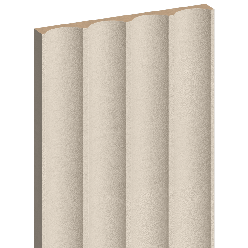 Mexen Strio 01 lamele ścienne ryflowane 280 x 14,5 cm (2szt), cashmere leather - S120-280-01-367