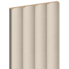 Mexen Strio 01 lamele ścienne ryflowane 280 x 14,5 cm (2szt), cashmere leather - S120-280-01-367