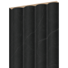 Mexen Strio 01 lamele ścienne ryflowane 280 x 14,5 cm (2szt), nero marquina - S120-280-01-392