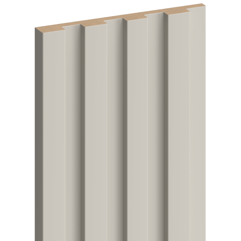 Mexen Strio 03 lamele ścienne ryflowane 280 x 14,5 cm (2szt), taupe - S120-280-03-313