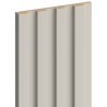Mexen Strio 03 lamele ścienne ryflowane 280 x 14,5 cm (2szt), taupe - S120-280-03-313