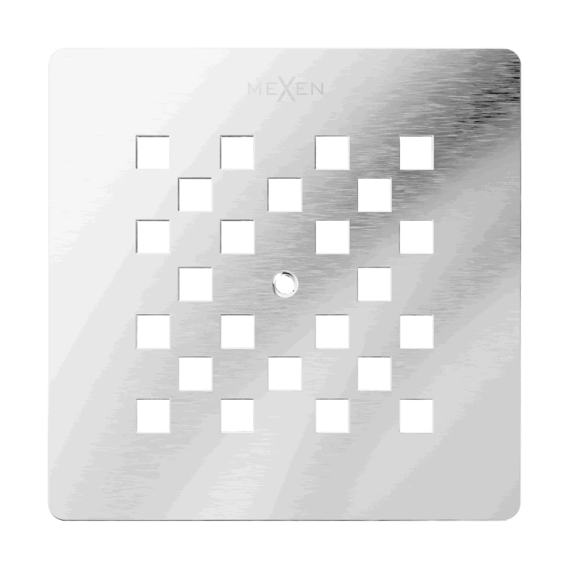 Mexen Stone+ maskownica do brodzika, inox - 44910001