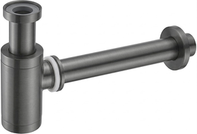 Mexen półsyfon umywalkowy okrągły, gun gray szczotkowany - 79950-66