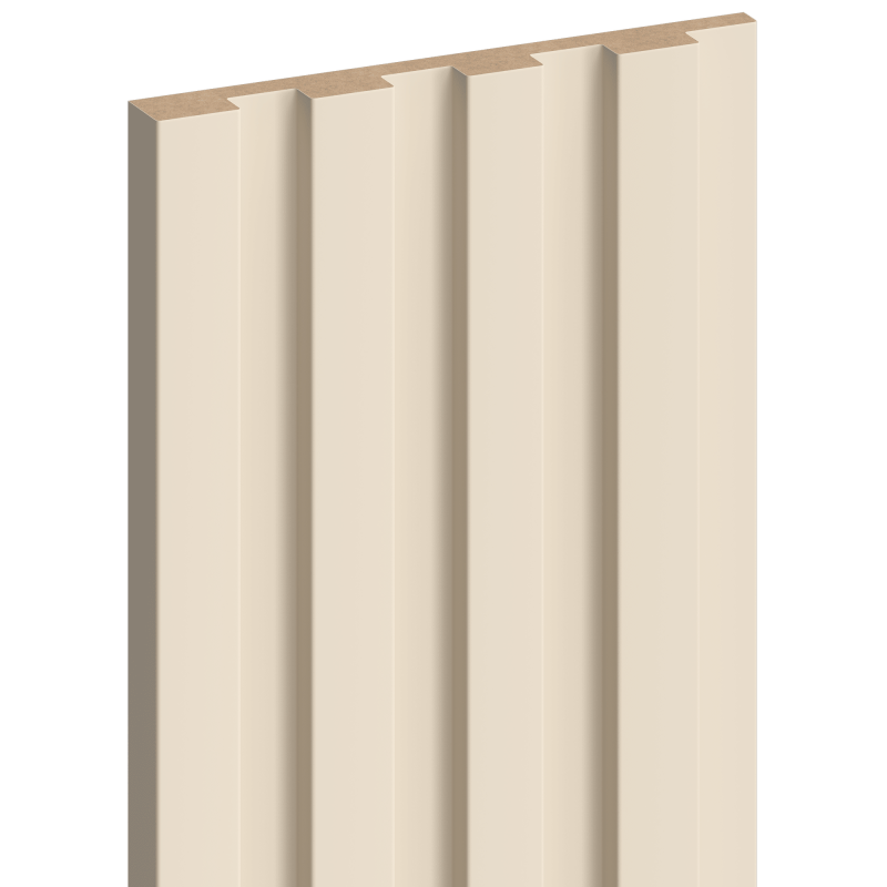 Mexen Strio 03 lamele ścienne ryflowane 280 x 14,5 cm (2szt), beżowy - S120-280-03-303