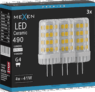 Mexen Oris 3x żarówka LED G4, 4W, Neutralna - 4000K, 490 lm - L115-G4-0440-01x03