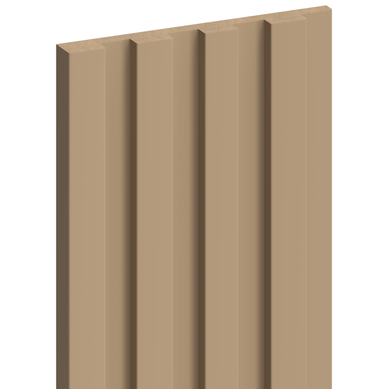 Mexen Strio 03 lamele ścienne ryflowane 280 x 14,5 cm (2szt), cappuccino - S120-280-03-304
