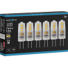 Mexen Oris 6x żarówka LED G4, 1,5W, Ciepła - 3000K, 185 lm - L115-G4-0130-01x06