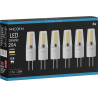 Mexen Oris 6x żarówka LED G4, 1,7W, Ciepła - 3000K, 204 lm - L115-G4-0130-02x06