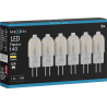 Mexen Oris 6x żarówka LED G4, 1,5W, Ciepła - 3000K, 140 lm - L115-G4-0130-03x06