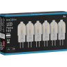 Mexen Oris 6x żarówka LED G4, 1,5W, Neutralna - 4000K, 145 lm - L115-G4-0140-03x06