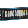 Mexen Oris 10x żarówka LED G4, 1,7W, Ciepła - 3000K, 204 lm - L115-G4-0130-02x10