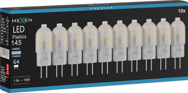 Mexen Oris 10x żarówka LED G4, 1,5W, Zimna - 6500K, 145 lm - L115-G4-0165-03x10