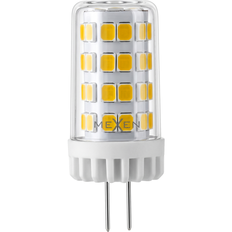 Mexen Oris 10x żarówka LED G4, 4W, Ciepła - 3000K, 480 lm - L115-G4-0430-01x10
