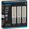 Mexen Aura 3x żarówka LED E14, 3,5W, Zimna - 6500K, 380 lm - L121-E14-0365-01x03