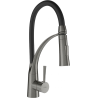 Mexen Aster bateria kuchenna, gun gray szczotkowany/czarna - 73450-68