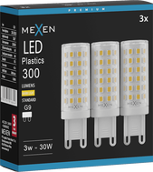 Mexen Aura 3x żarówka LED G9, 6W, Ciepła - 3000K, 660 lm - L121-G9-0630-01x03