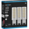 Mexen Aura 3x żarówka LED G9, 6W, Neutralna - 4000K, 680 lm - L121-G9-0640-01x03