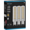 Mexen Aura 3x żarówka LED G9, 8W, Ciepła - 3000K, 1040 lm - L121-G9-0830-01x03