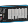 Mexen Aura 6x żarówka LED G9, 2W, Ciepła - 3000K, 200 lm - L120-G9-0230-01x06