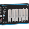 Mexen Aura 6x żarówka LED G9, 3W, Zimna - 6500K, 310 lm - L120-G9-0365-01x06