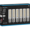 Mexen Aura 6x żarówka LED E14, 4,8W, Neutralna - 4000K, 540 lm - L121-E14-0540-01x06