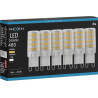 Mexen Aura 6x żarówka LED G9, 4W, Ciepła - 3000K, 480 lm - L121-G9-0430-01x06