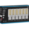 Mexen Aura 6x żarówka LED G9, 4W, Neutralna - 4000K, 490 lm - L121-G9-0440-01x06