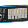Mexen Aura 6x żarówka LED G9, 4W, Zimno - 6500K, 490 lm - L121-G9-0465-01x06