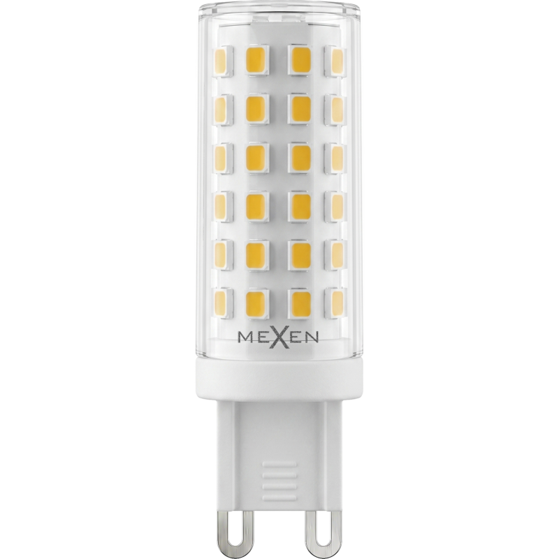 Mexen Aura 6x żarówka LED G9, 6W, Ciepła - 3000K, 660 lm - L121-G9-0630-01x06