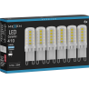 Mexen Aura 6x żarówka LED ściemnialna G9, 3,5W, Zimna - 6500K, 410 lm - L122-G9-0365-01x06