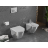 Mexen Lena bidet wiszący, biały/srebrny - 35224804