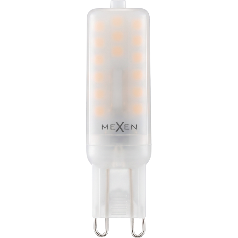 Mexen Aura 10x żarówka LED G9, 3W, Ciepła - 3000K, 300 lm - L120-G9-0330-01x10