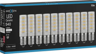 Mexen Aura 10x żarówka LED E14, 4,8W, Neutralna - 4000K, 540 lm - L121-E14-0540-01x10