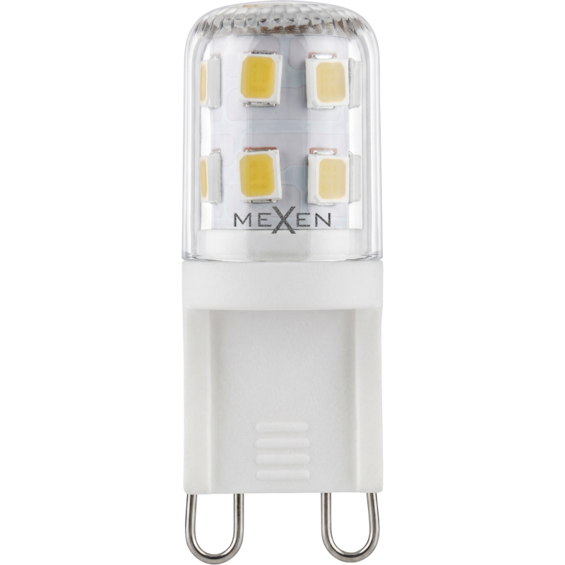 Mexen Aura 10x żarówka LED G9, 2,5W, Ciepła - 3000K, 280 lm - L121-G9-0230-01x10