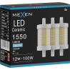 Mexen Vega 3x żarówka LED ściemnialna R7S, 12W, Zimna - 6500K, 1550 lm - L125-R7S-1265-01x03