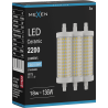 Mexen Vega 3x żarówka LED ściemnialna R7S, 18W, Zimna - 6500K, 2200 lm - L125-R7S-1865-02x03