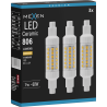 Mexen Vega 3x żarówka LED R7S, 7W, Ciepła - 3000K, 806 lm - L126-R7S-0730-01x03
