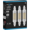 Mexen Vega 3x żarówka LED R7S, 7W, Neutralna - 4000K, 850 lm - L126-R7S-0740-01x03