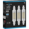 Mexen Vega 3x żarówka LED R7S, 7W, Zimna - 6500K, 850 lm - L126-R7S-0765-01x03