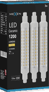 Mexen Vega 3x żarówka LED R7S, 10W, Ciepła - 3000K, 1200 lm - L126-R7S-1030-02x03