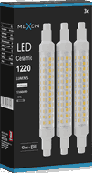 Mexen Vega 3x żarówka LED R7S, 10W, Neutralna - 4000K, 1220 lm - L126-R7S-1040-02x03